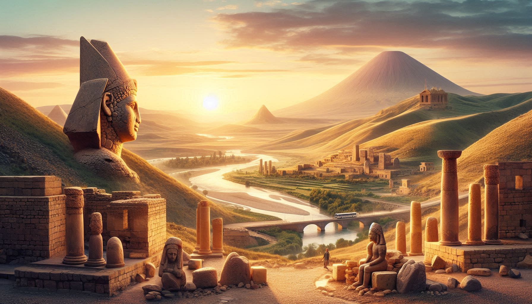 Nemrut Dağı gün doğumu Nemrut Turları Adıyaman Kommagene Travel