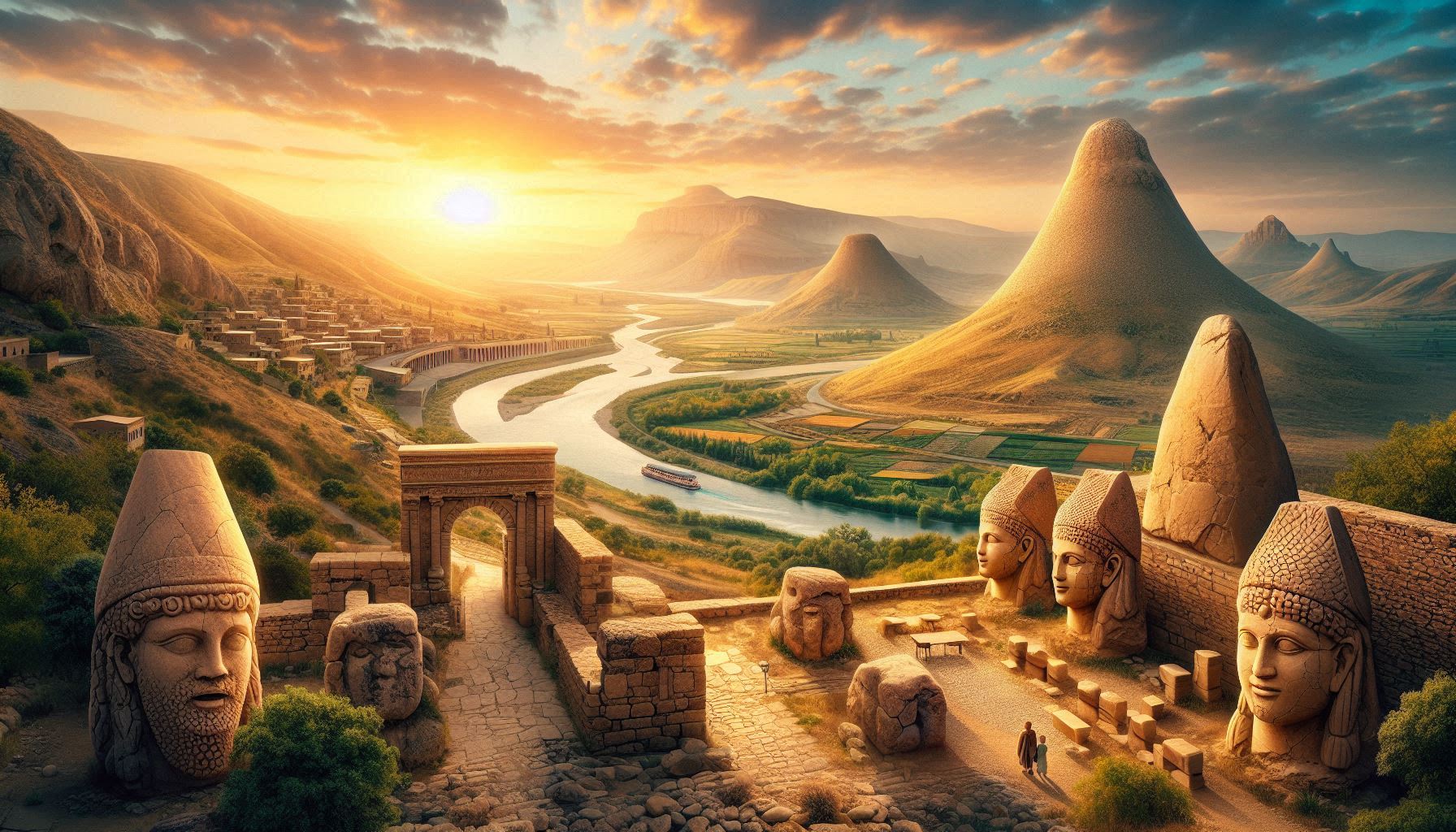 Nemrut Dağı dev heykeller gün batımı turu